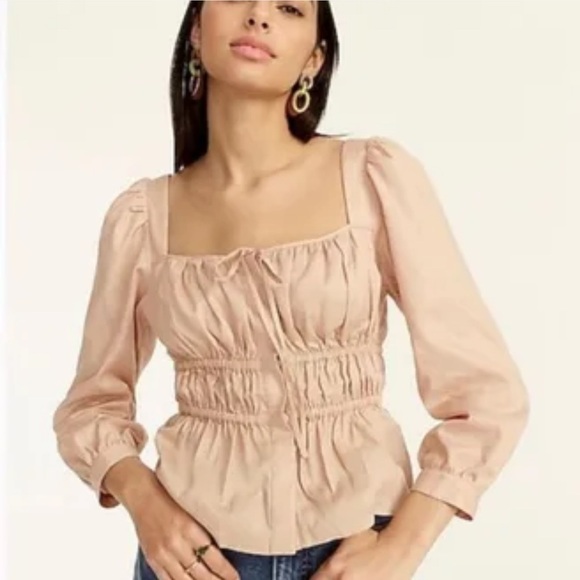 J. Crew sage light green top size 8 - Picture 2 of 9